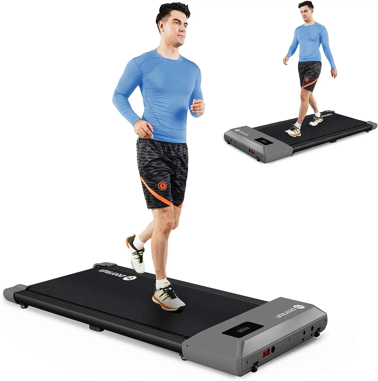 

Pad, Under Desk Treadmill, Walking Pad Treadmill Under Desk with Remote Control, Mini Treadmill for Home Office Under Desk, Walk