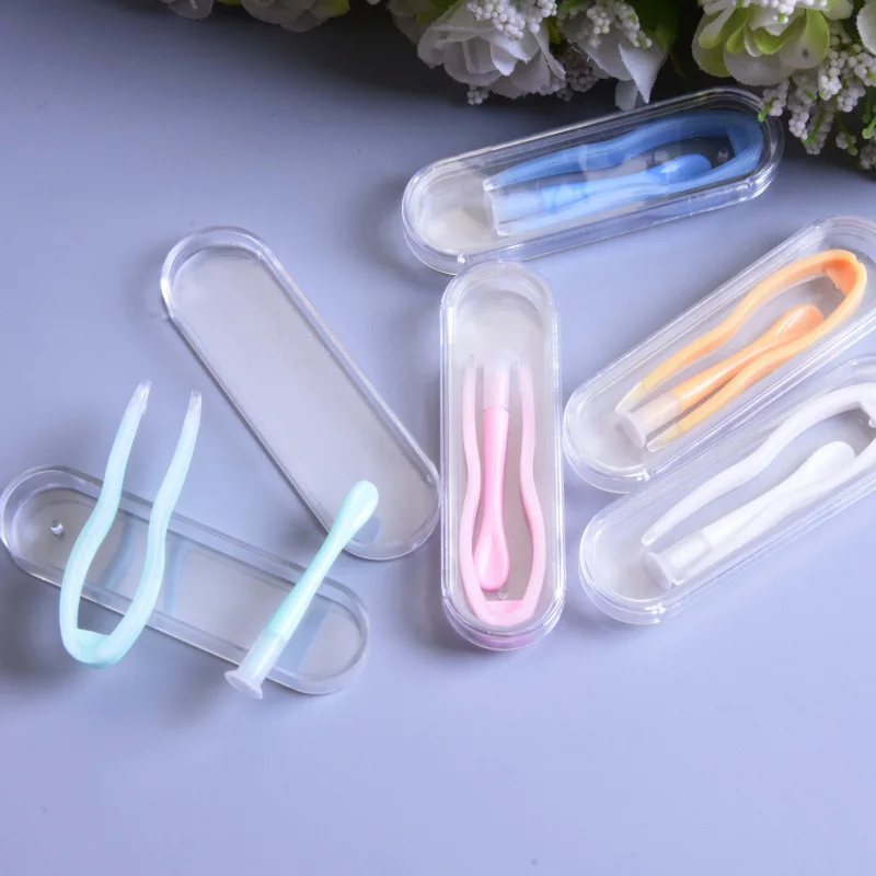 

Remover Contact Lenses Inserter Tweezers Suction Stick Eyes Care Tool Kit Contact Lens Case Clip Stick Tweezers Box Accessories