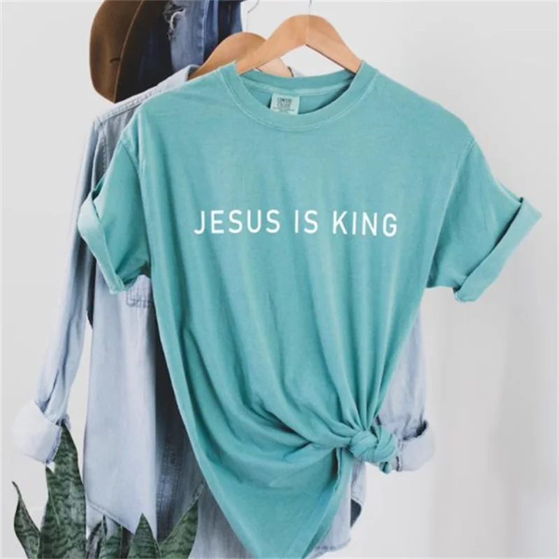 

Personalized Jesus is King T-shirt, Christian Apparel, The King Is Coming, Faith Clothing Christian Gift, Comfort Colors T-shirt