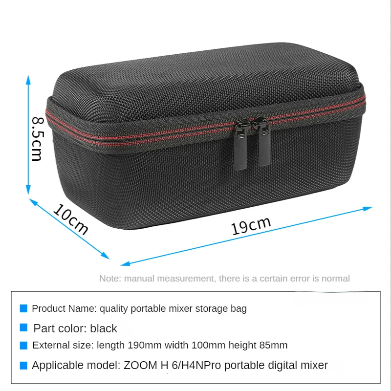 Applicable Zoom H6 Recorder Storage Bag H4N Pro Portable Handheld Digital Mixer Hard Case Protective Box