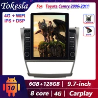 tokesla for toyota camry car radio android dvd tesla screen stereo receiver central multimedia video players gps navigation mp5