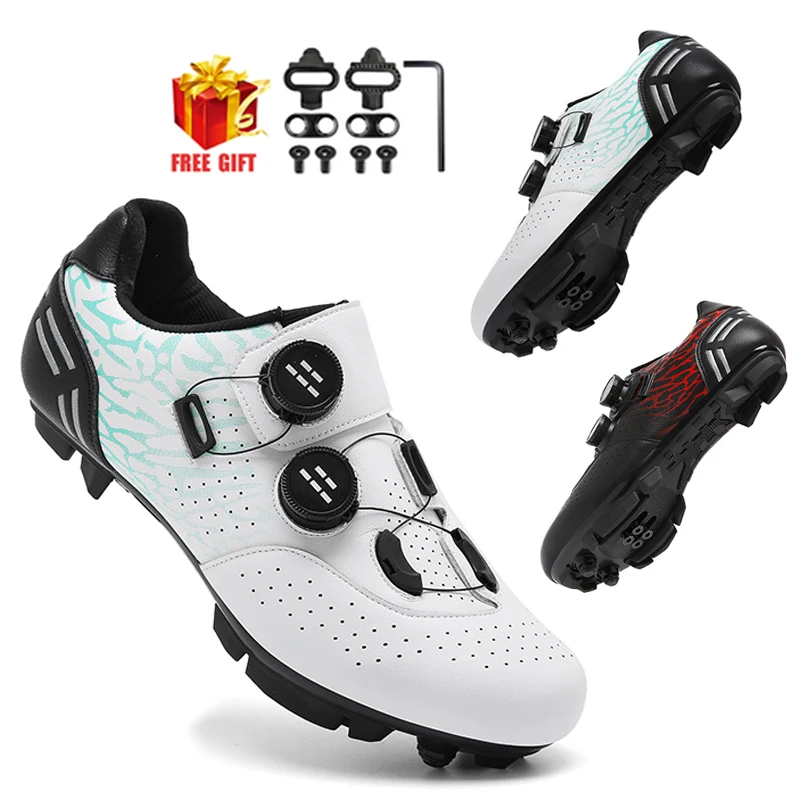 

Cycling Sneaker Mtb Pedal Bicycle Shoes Flat Mountain Cycling Shoes Cleat Shoes Rb Speed Footwear Man Women 2023 New Selflocking