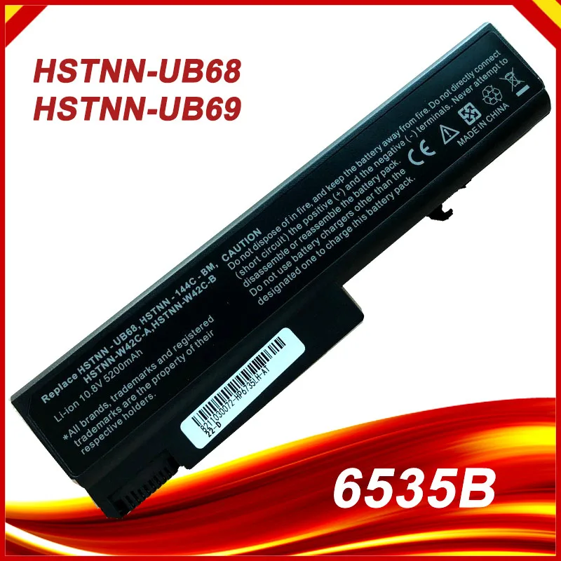 Аккумулятор для ноутбука HP ProBook 6550b 6555b Compaq Business Notebook 6530b 6535B 6730B 6735B с 6 ячейками |