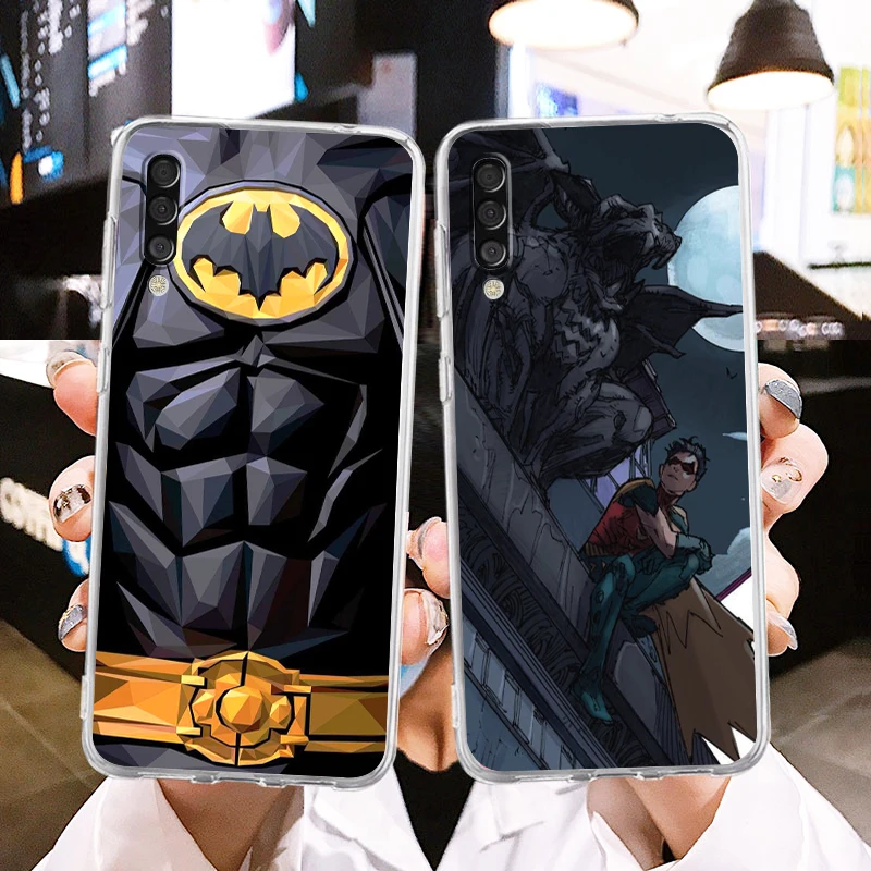 

The Dark Knight Batman joker Phone Case For Samsung A73 A72 A71 A53 A52 A51 A42 A32 A23 A22 A21S A13 A12 A03 Transparent