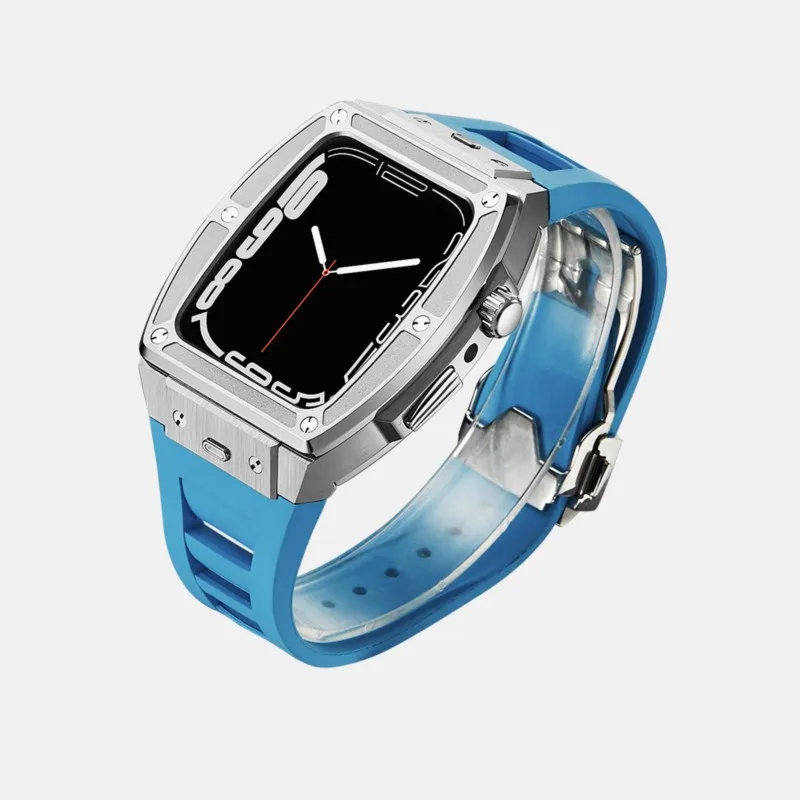 44mm 45mm Quick Release Strap Stainless Steel Watch Case For Apple Iwatch Series4/5/6/7