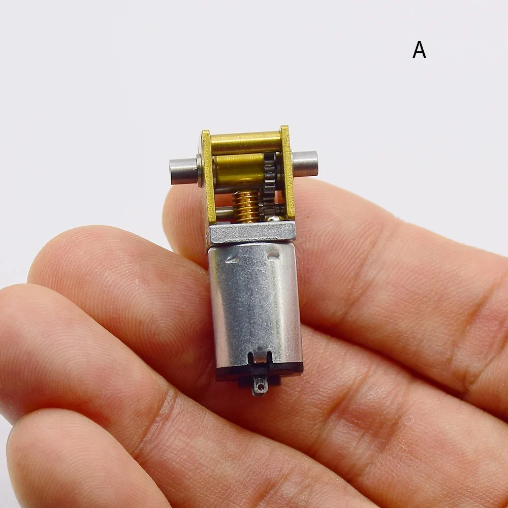 

Mini N20 Двигатель-редуктор с двойным валом DC 1,5 В 3 В 3,7 В 5 В Медленная скорость Большой крутящий момент Micro Turbo Червячный цельнометаллический редукторный двигатель