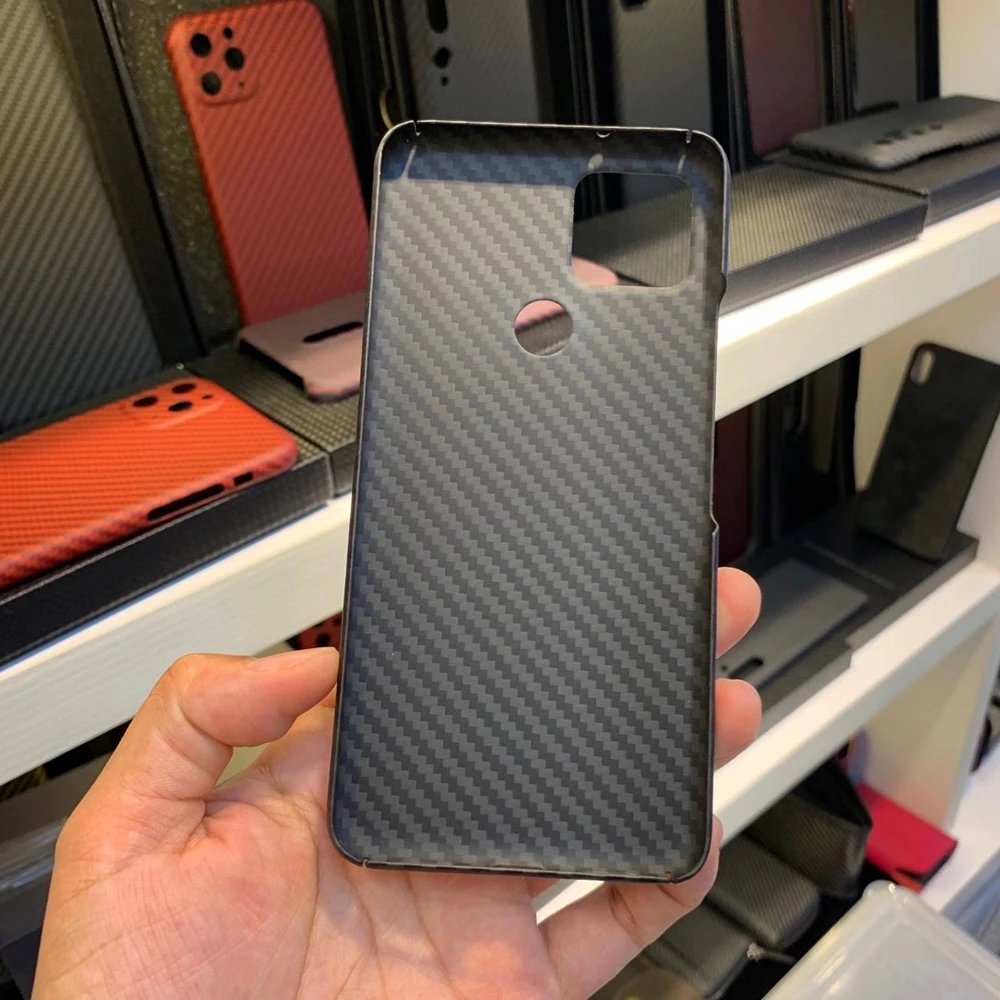 Dropshipping Real Aramid Fiber Genuine Carbon Fiber Bumper For Google Pixel 5 5G Phone Protecitve Google Pixel 5 5G CASE Cover