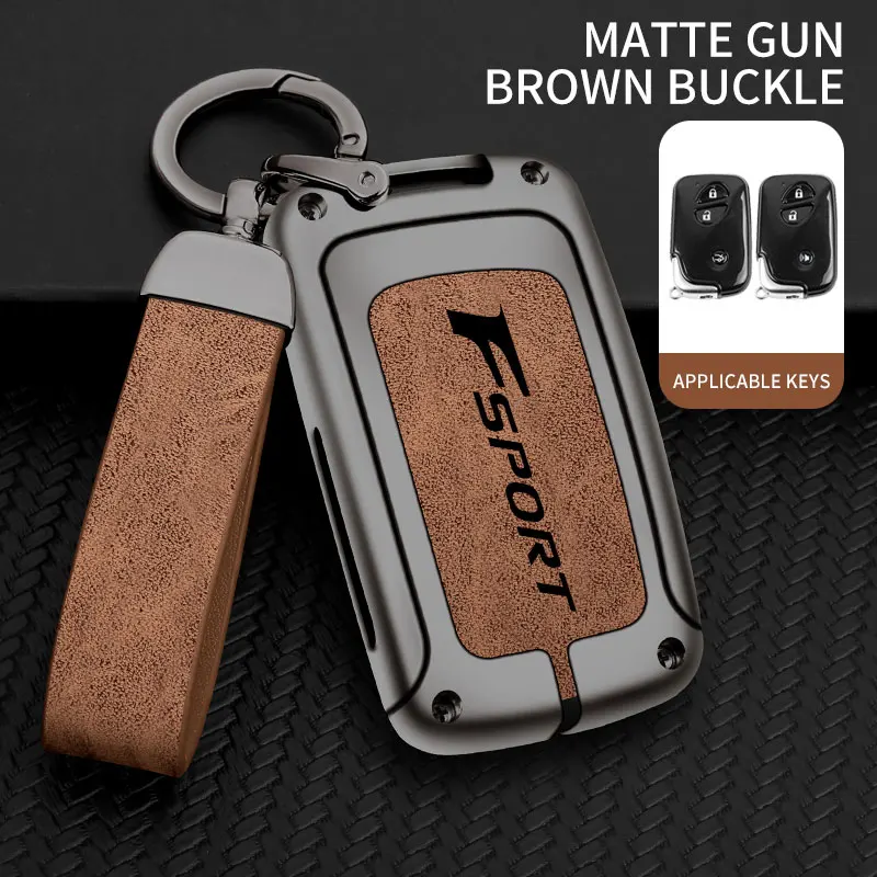 

Чехол для автомобильного ключа из цинкового сплава для Lexus F Sport, защита для дистанционного управления ES GS IS LX NX RX F Sport, чехол для ключа Lexus, автомобильные аксессуары