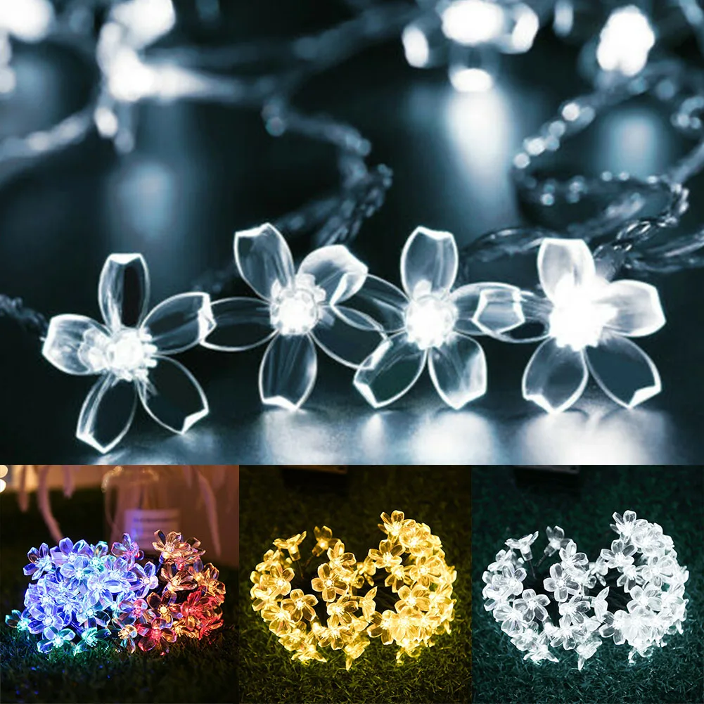 Гирлянда на солнечной энергии 7 м 50 светодиодный |