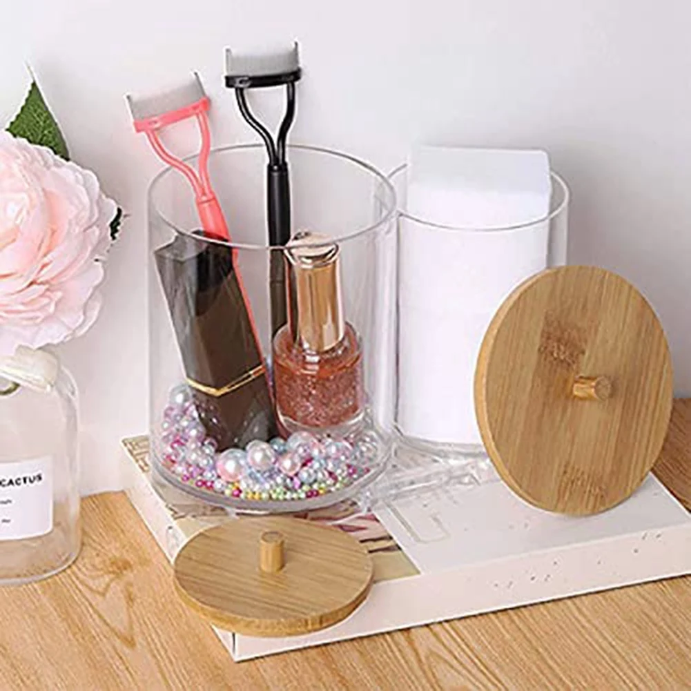 Держатель для ватных палочек с искусственным дизайном акриловый держатель