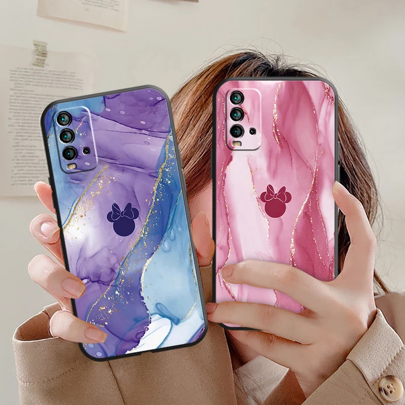 

Disney Mickey Mouse Phone Case For Xiaomi Redmi 8 8A Note 8 2021 8 8T Pro Soft Smartphone Luxury Ultra Carcasa Silicone Cover