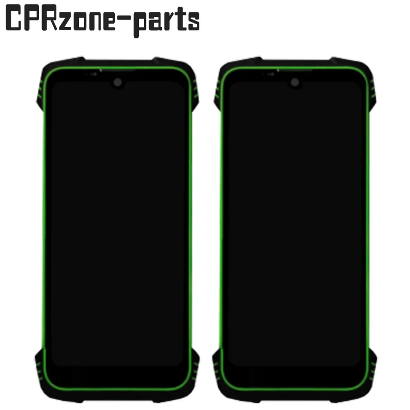 

5.84" Black + Green / Orange Frame For BlackView BV6900 LCD Display With Touch Screen Digitizer Sensor Panel Assembly