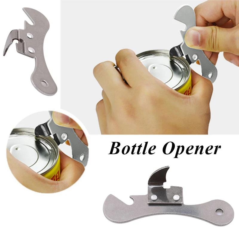

New Multifunction Can Opener Stainless Steel Safety Side Cut Manual Tin Professional Jar Tin Opener Cans Kitchen Tool
