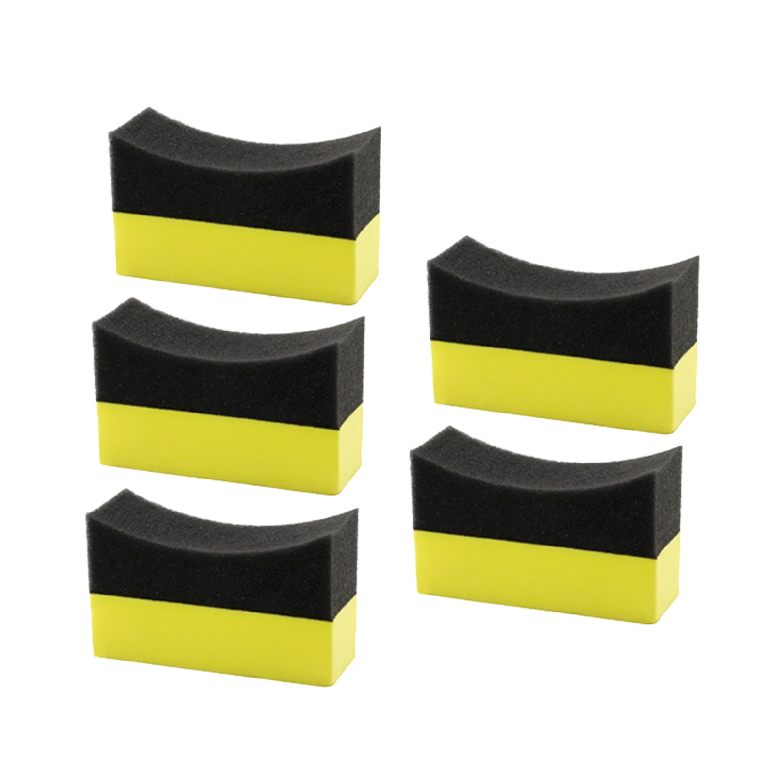 

Professional Tire Shine Applicator Car Wheel Washer Curved Foam Sponge Automotive Tyre Tire Dressing Applicator Foam Sponge Pad