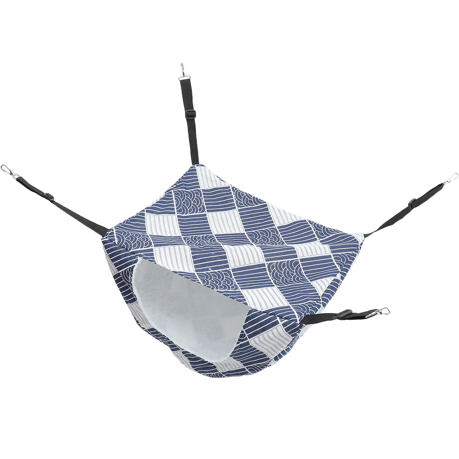 

Cat Hanging Hammock Breathable Double Layer Pet Cage Hammock With Adjustable Straps
