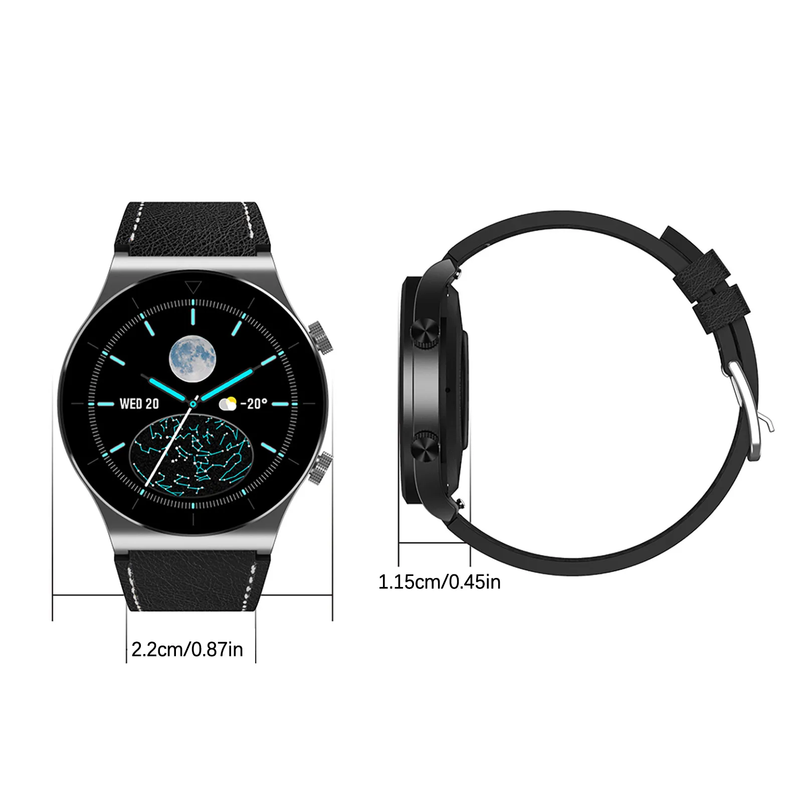 2020 New M99 Smart Watch Custom Dial Bluetooth Call 24h Heart Rate Monitor Sport Modes 7 Days Work Time Business Men SmartWatch