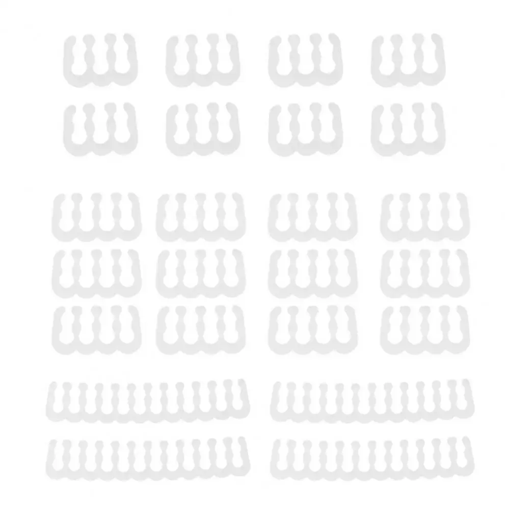 

24Pcs/Set PP Cable Organizers Comb Reusable 6/8/24Pin Computer Power Cable Clamp Organizer Cord Management for Desktop