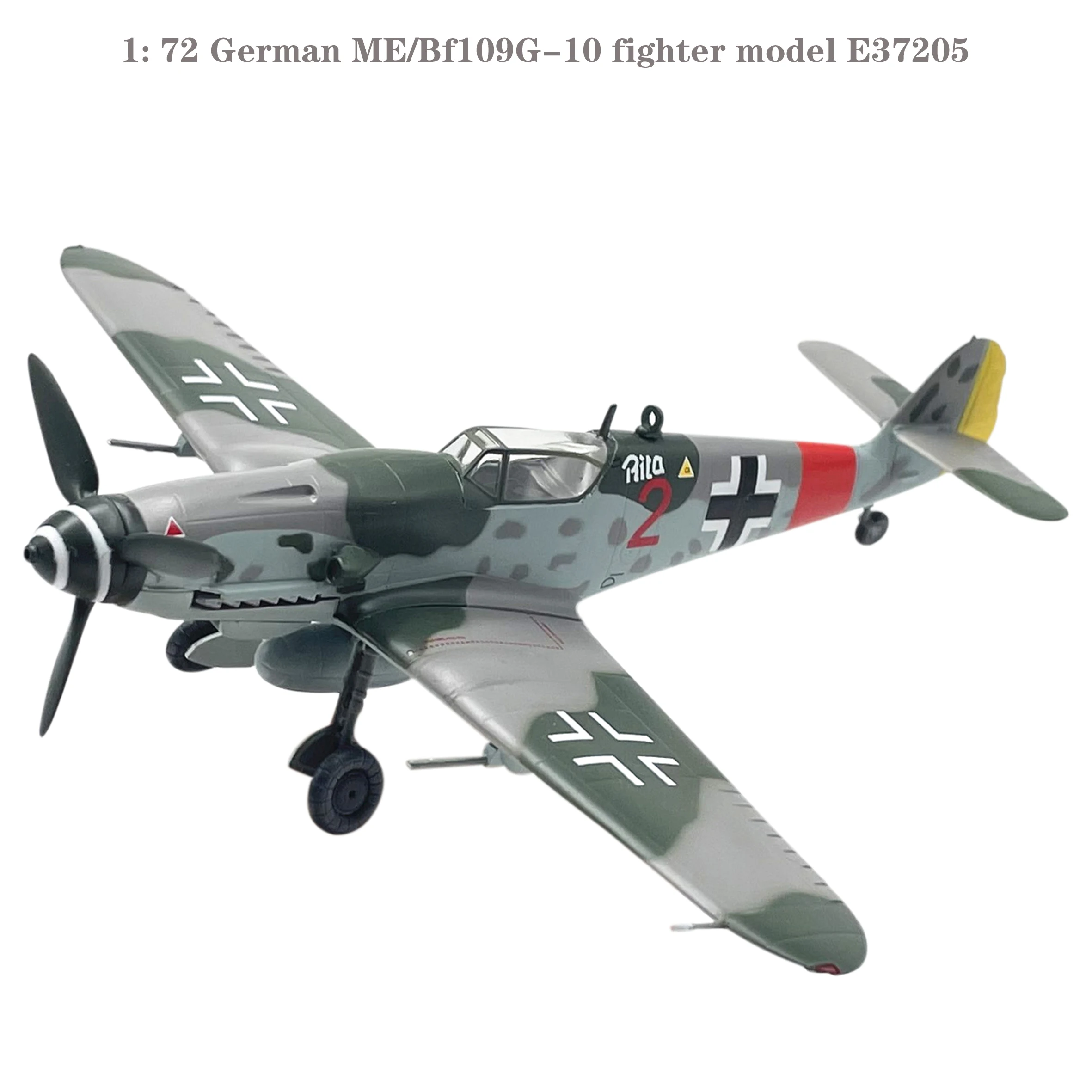 Немецкая Коллекционная модель ME/BF109G-6 fighter, модель E37259, готовый продукт, 1: 72