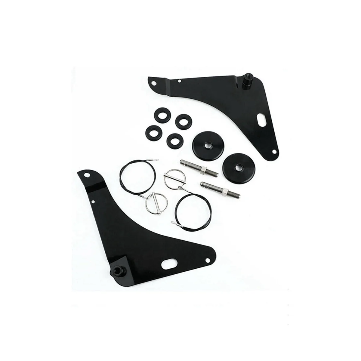 

1 комплект 82214260AC шпилька капота автомобиля антикоррозийный шпилька капота для 2008-2022 Dodge Challenger