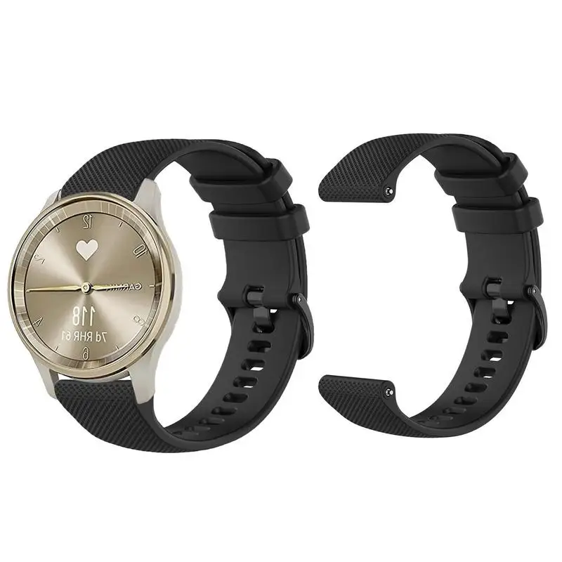 

ForGarminVivomove Trend Silicone Strap Wristband Bracelet Smart Wristband Bracelet Silicone Watch Strap ForGarminsWatch Strap