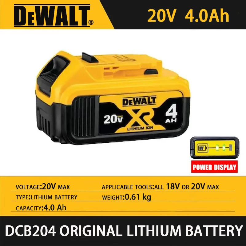 DEWALT оригинальное зарядное устройство 20 В 6 Ач DCB115 DCB118 быстрая зарядка литиевая