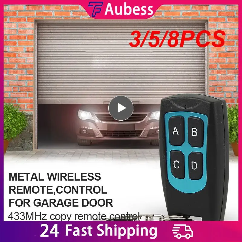 

3/5/8PCS Copy Code Remote Wireless 433mhz Door Duplicator High Quality Universal Door Remote Controller Smart Home