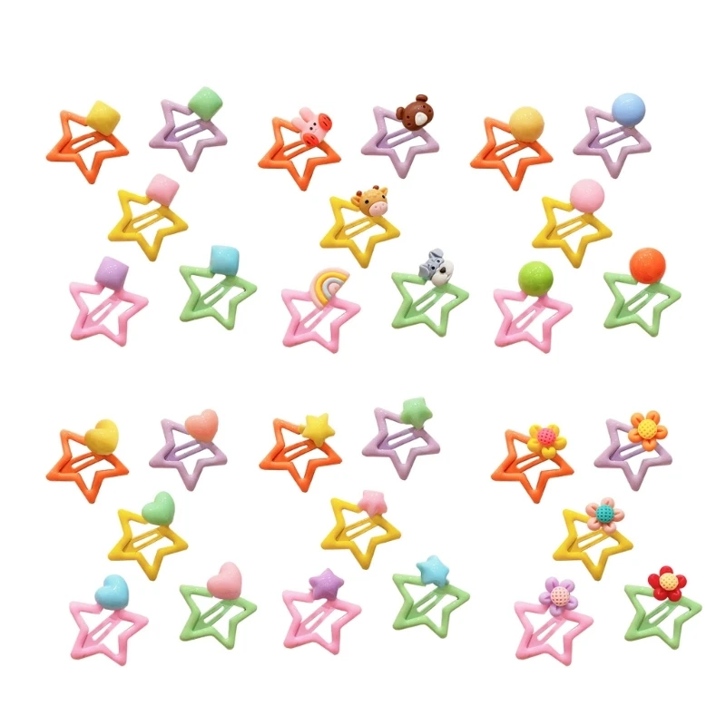 

5 Pcs Sweet Girls Hairpins Hair Clips Accessories for Lady Women Girls