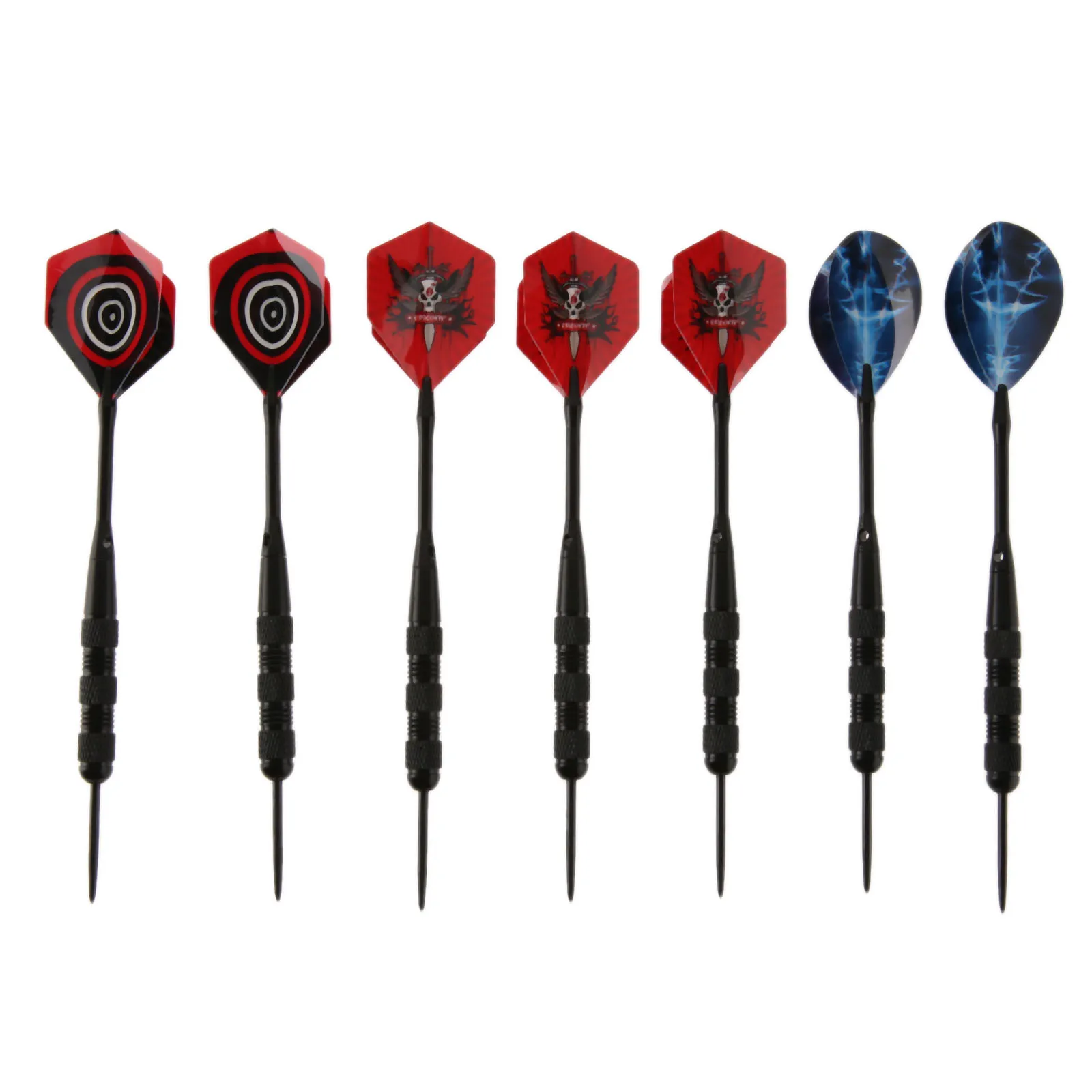 

9 Pcs/set 20g Professional Steel Tip Darts with Dart Accessories Aluminium Dart Shafts Stems and Nice Dart Flights 20 Grams