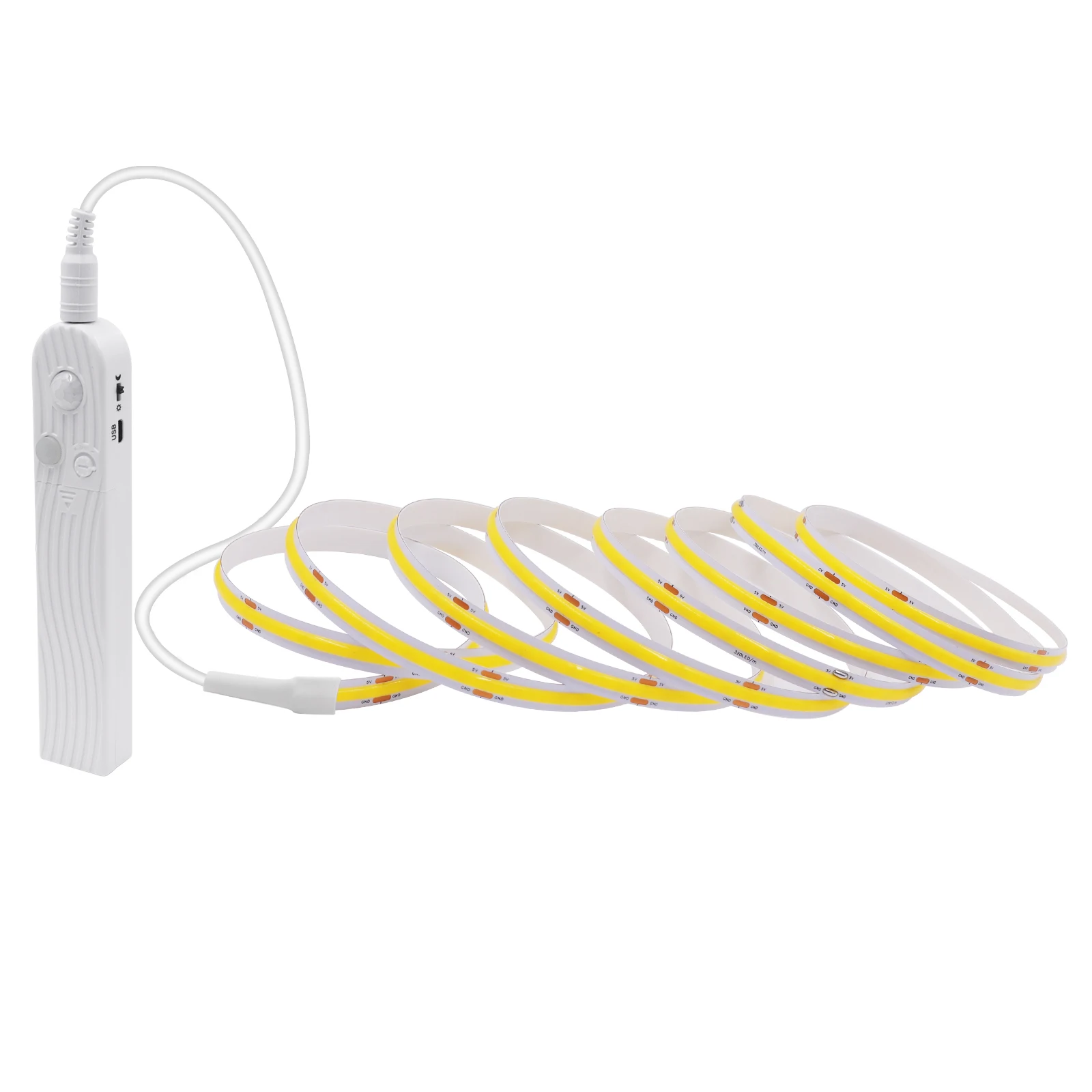 XUNATA Светодиодная лента RGB 5В 3/5/8 мм 320leds/m