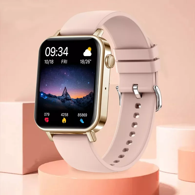 

2021New Bluetooth call Smart Watch Women Fitness tracker Heart rate monitor IP67 Waterproof Custom dial Sports Smartwatch ladies