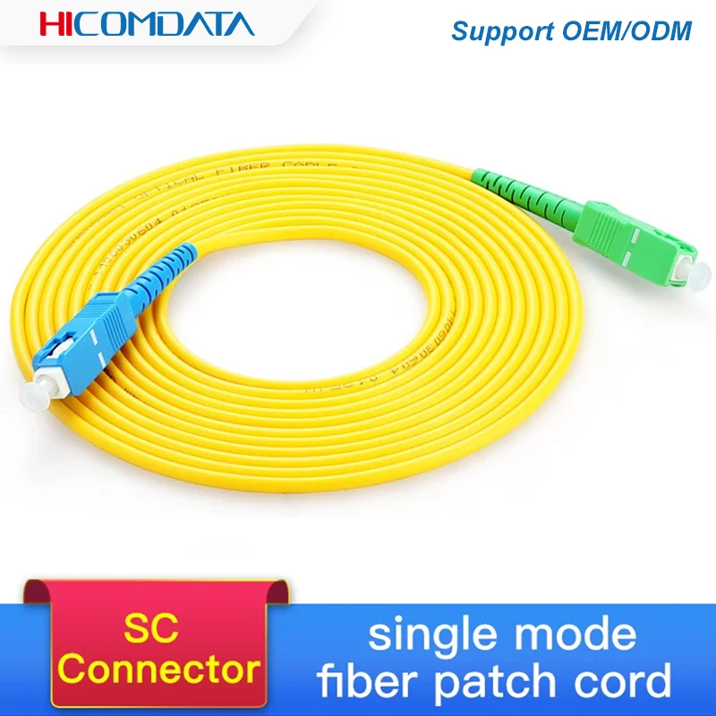 SC APC-UPC Singlemode Fiber Optic Patch Cable SC SM 2.0 mm 9/125um FTTH Fiber Patch Cord Optical Fiber Jumper 3m 10m 30m
