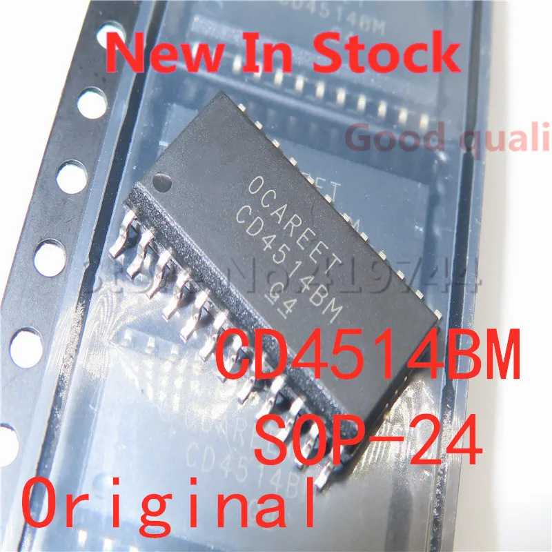 

5PCS/LOT CD4514 CD4514BM CD4514BM96 SMD SOP-24 decoder In Stock NEW original IC