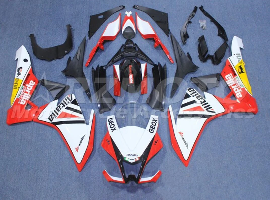 

Новый комплект обтекателей для мотоцикла из АБС-пластика, подходит для Aprilia RSV4 1000 2010 2011 2012 2013 2014 2015, кузов белого и красного цвета