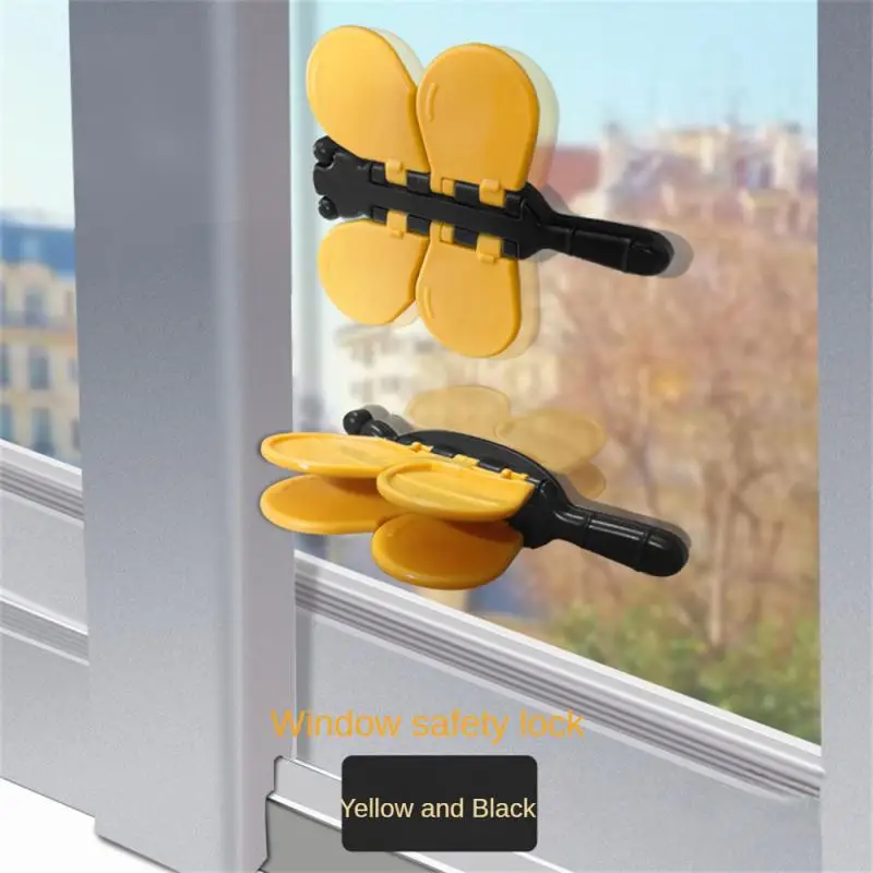 

Without Punching Children Window Lock Pp Anti-pinch Hand Baby Safety Lock Non-perforated Protection Equipment Push-pull Stopper
