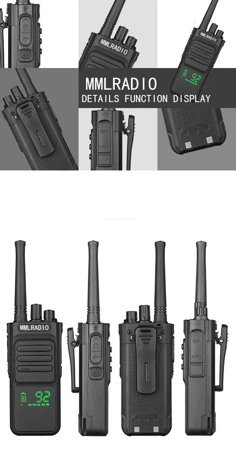 professional Wireless communication Portable station FRS PMR46 Two Way radio ham transceiver Long Range device Walkie Talkie set