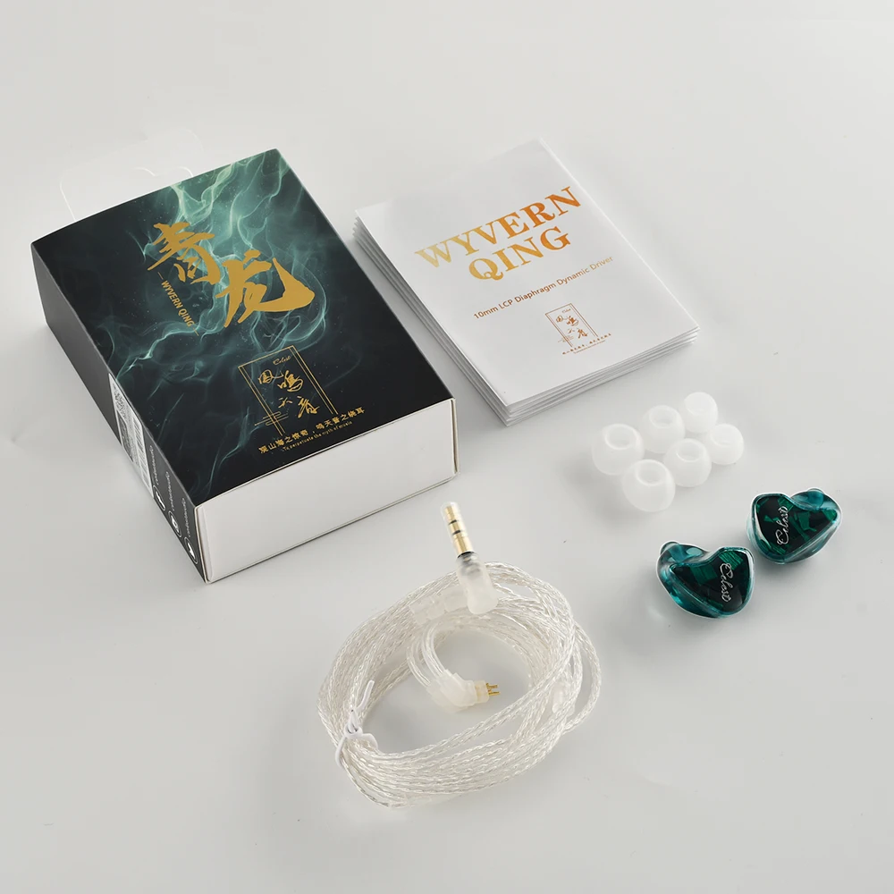 Kinera Celest Wyvern Qing 10 мм LCP динамический драйвер IEM проводные наушники микрофон со