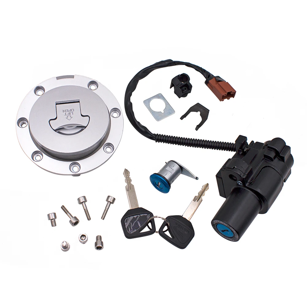 

Выключатель зажигания мотоцикла, замок сиденья, комплект ключей газовой крышки DLCHD0714 для Honda CBR1000RR 2008-2014, CBR 600RR 2007-2014