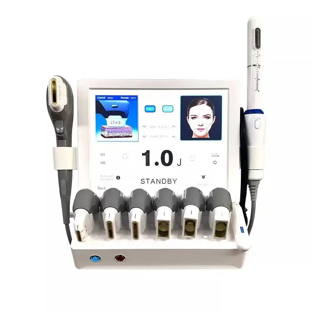 

Free Shipping Hot Sale Professional Anti-Wrinkle Machine For 7D SMAS Anti Aging Skin Tightening with 9 Cartridges