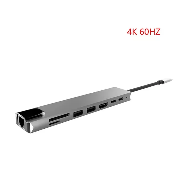 

USB-хаб 8 в 1, 60 Гц, USB Type-C