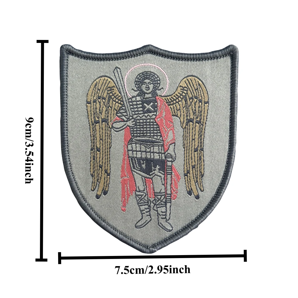Фото Тактические нашивки St. Michael Archangel, нашивка на липучке оператора, шеврон, военный значок, повязка на руку, декоративные наклейки для рюкзака №2
