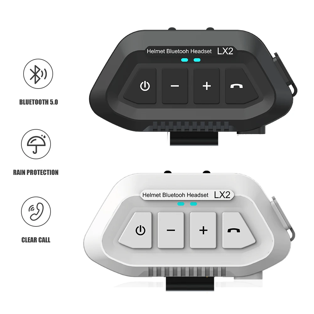 

Наушники для мотоциклетного шлема, 1200 мАч, Bluetooth 5,0