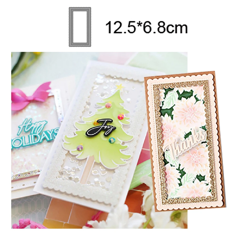 

Basic Lace Background 2022 New Metal Cutting Dies Decorative Scrapbooking Photo Album Paper Knife Blade Punch Embossing