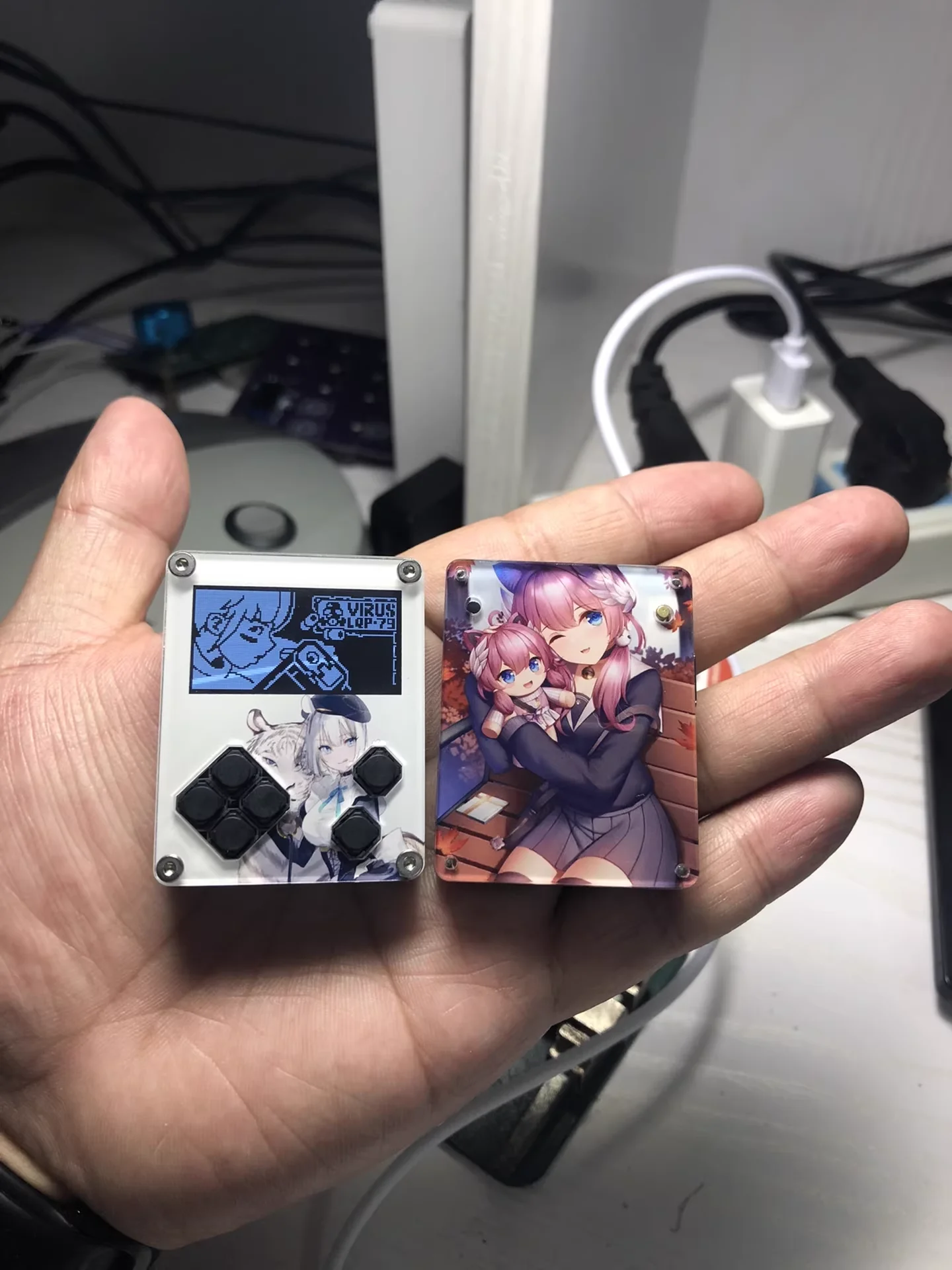 Игровая консоль Arduboy mini Пикачу программируемая игровая милая портативная со