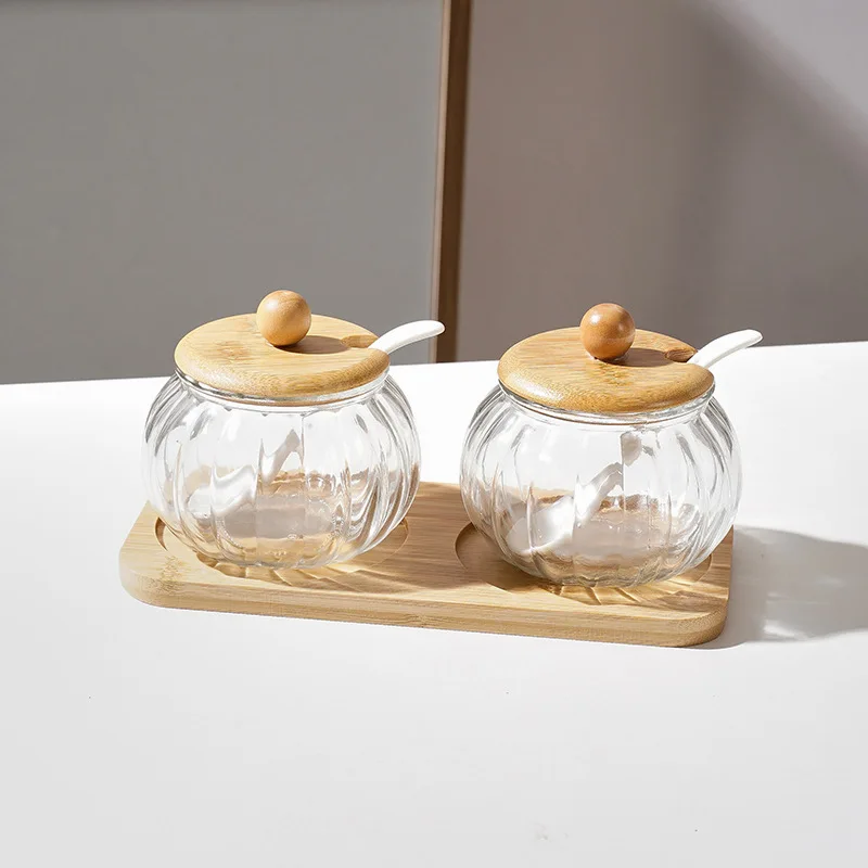 Стеклянная керамическая коробка для специй Чили