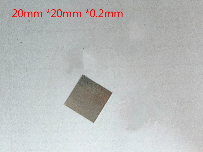 

Pure platinum tablet, platinum plate electrode, purity: 99.99%, specification: 20*20*0.2mm.