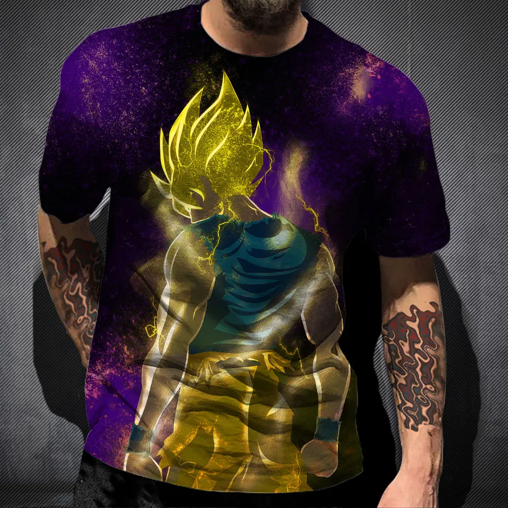 

Men's Clothes Tops Anime Dragon Ball Tees Kids Tshirt Tops Vegeta Dragon Ball Z T Shirt Goku Harajuku Short Sleeve Man T-shirts