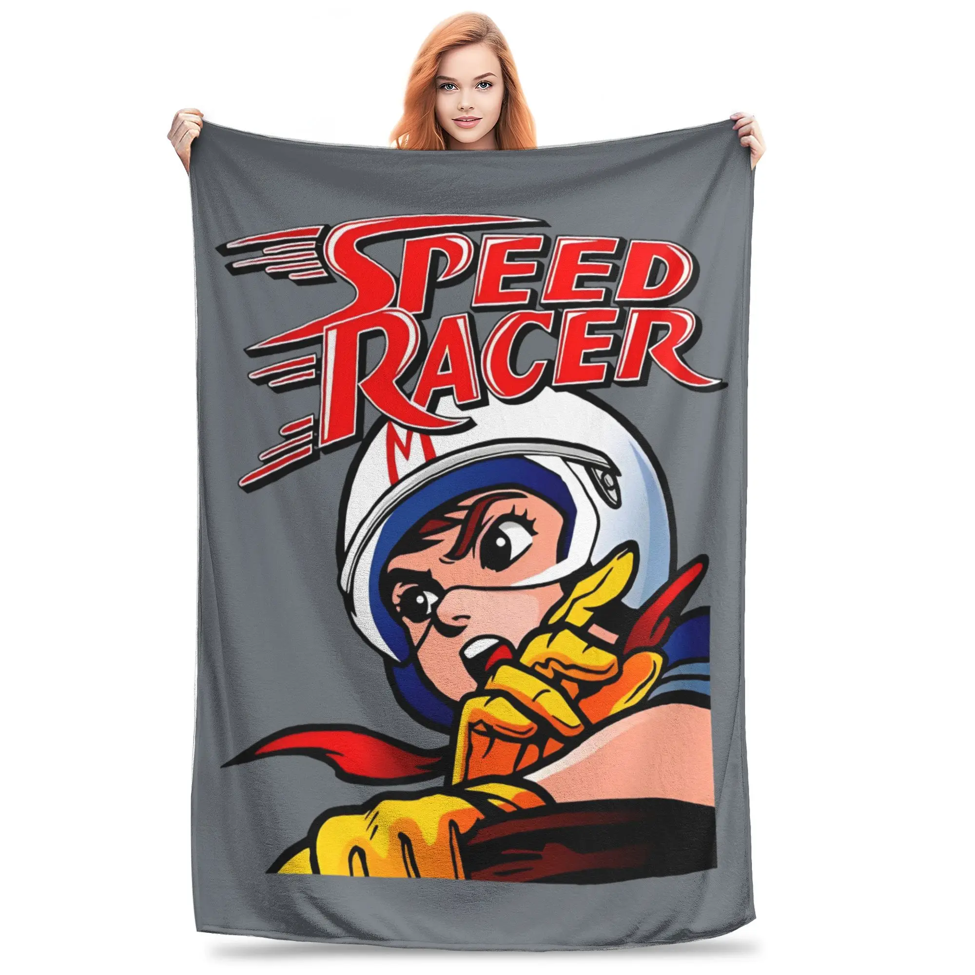 Мягкое плюшевое одеяло для скоростных гонщиков 50 х60 дюймов