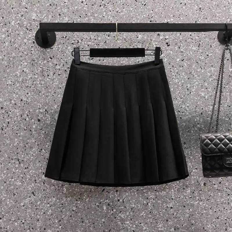 Женский джинсовый костюм y2k рубашка-поло и плиссированная мини-юбка комплект из