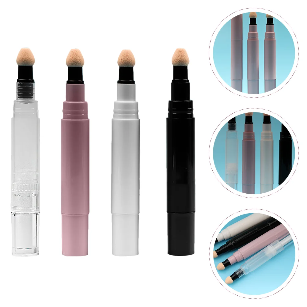 

4 Pcs Empty Lip Balm Tube Chapstick Containers Lip Gloss Wand Tube Empty Lip Gloss Tube Lip Gloss Sample Bottle Makeup Blush