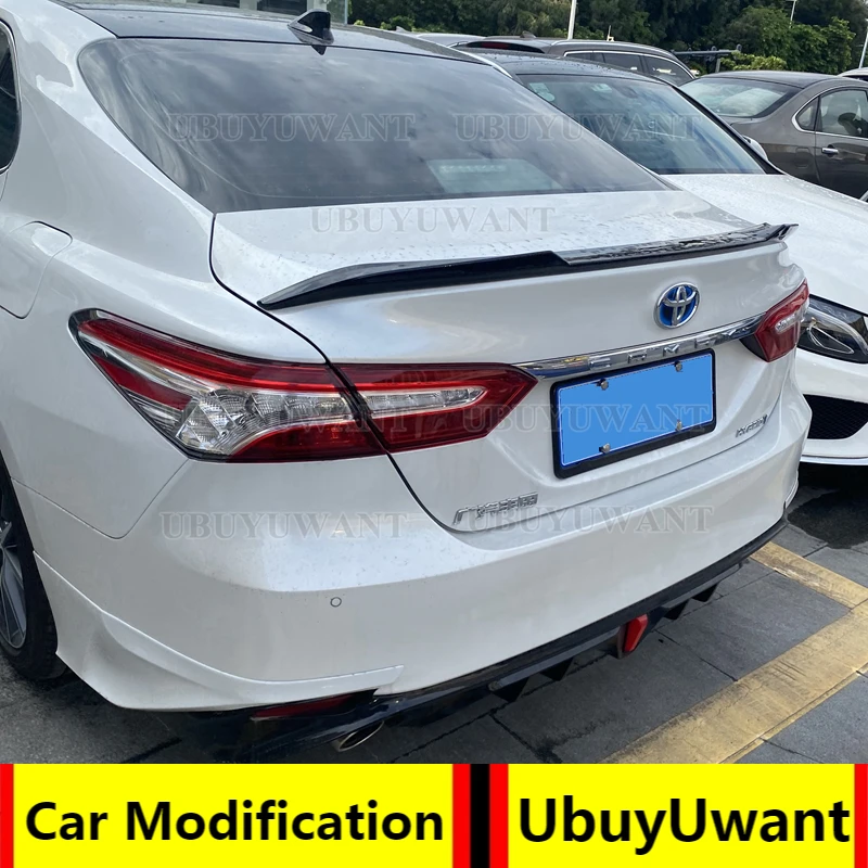

High Quality ABS Rear Trunk Spoilers For Toyota Camry 2017 2018 2019 2020 2021 2022 Boot Lid Wing Lip Car Accessories